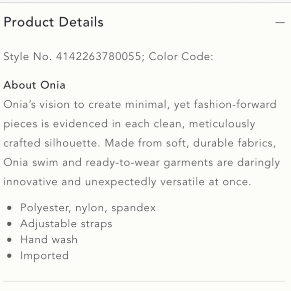 NWT Anthropologie Onia Gabrielle One-piece Large - Picture 4 of 13